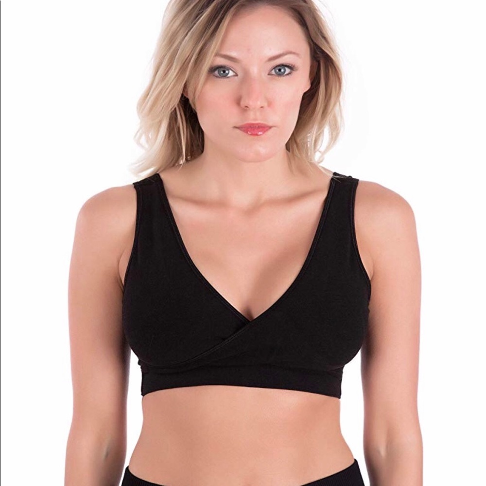 Nursing sleep bra for breastfeeding moms
